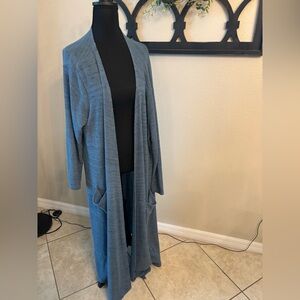 Dusty Blue Lularoe Sarah Cardigan - Size XL